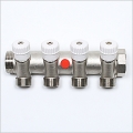 4V Port G 1" X  (M24X19) manifold with valve.